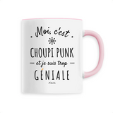 Mug - Choupi Punk est trop Géniale - 6 Coloris - Cadeau Original - Cadeau Personnalisable - Cadeaux-Positifs.com -Unique-Rose-