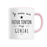 Mug - Un Futur Tonton trop Génial - 6 Coloris - Cadeau Original - Cadeau Personnalisable - Cadeaux-Positifs.com -Unique-Rose-