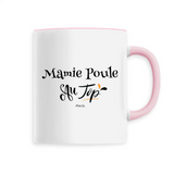 Mug - Mamie Poule au Top - 6 Coloris - Cadeau Original - Cadeau Personnalisable - Cadeaux-Positifs.com -Unique-Rose-