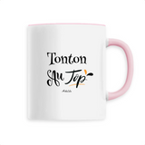 Mug - Tonton au Top - 6 Coloris - Cadeau Original - Cadeau Personnalisable - Cadeaux-Positifs.com -Unique-Rose-