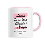 Mug - Laura je t'aime - 6 Coloris - Cadeau Tendre & Original - Cadeau Personnalisable - Cadeaux-Positifs.com -Unique-Rose-