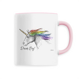 Mug - Licorne Dream Big - 6 Coloris - Cadeau Original - Cadeau Personnalisable - Cadeaux-Positifs.com -Unique-Rose-