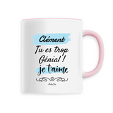 Mug - Clément, je t'aime - 6 Coloris - Cadeau Tendre - Cadeau Personnalisable - Cadeaux-Positifs.com -Unique-Rose-