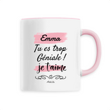 Mug - Emma je t'aime - 6 Coloris - Cadeau Original & Tendre - Cadeau Personnalisable - Cadeaux-Positifs.com -Unique-Rose-