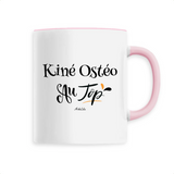 Mug - Kiné Ostéo au Top - 6 Coloris - Cadeau Original - Cadeau Personnalisable - Cadeaux-Positifs.com -Unique-Rose-