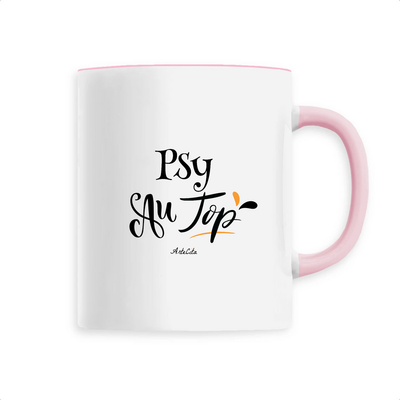 Cadeau anniversaire : Mug - Psy au Top - 6 Coloris - Cadeau Original - Cadeau Personnalisable - Cadeaux-Positifs.com -Unique-Rose-