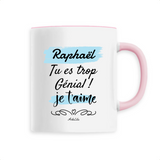Mug - Raphaël je t'aime - 6 Coloris - Cadeau Tendre & Original - Cadeau Personnalisable - Cadeaux-Positifs.com -Unique-Rose-