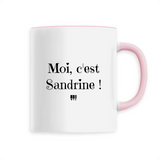 Mug - Moi c'est Sandrine - 6 Coloris - Cadeau Original - Cadeau Personnalisable - Cadeaux-Positifs.com -Unique-Rose-
