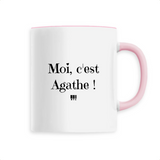 Mug - Moi c'est Agathe - 6 Coloris - Cadeau Original - Cadeau Personnalisable - Cadeaux-Positifs.com -Unique-Rose-