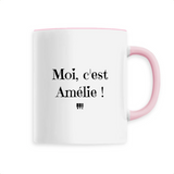 Mug - Moi c'est Amélie - 6 Coloris - Cadeau Original - Cadeau Personnalisable - Cadeaux-Positifs.com -Unique-Rose-