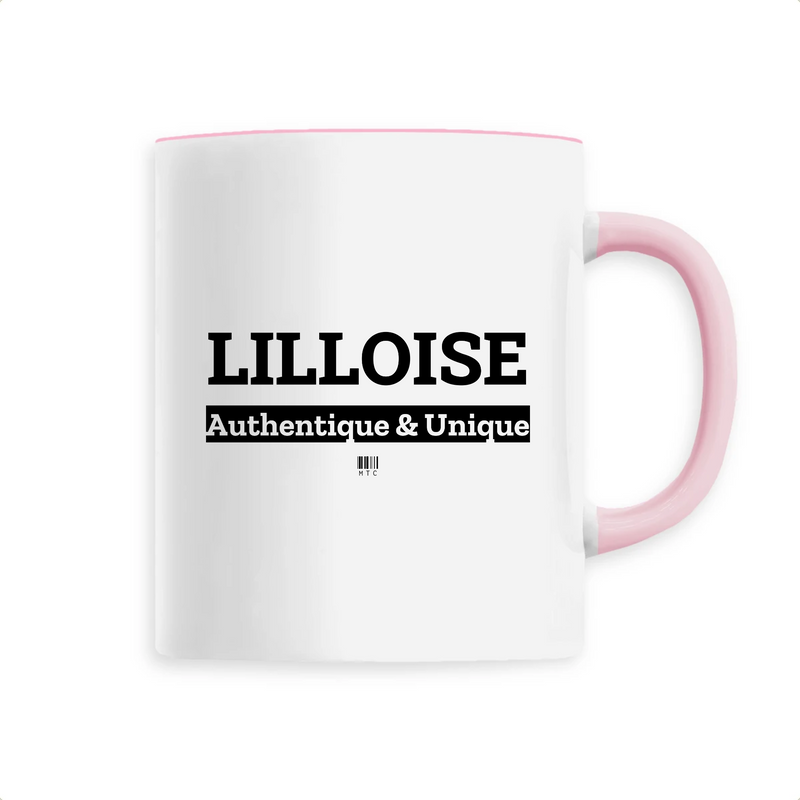 Cadeau anniversaire : Mug - Lilloise - 6 Coloris - Cadeau Original - Cadeau Personnalisable - Cadeaux-Positifs.com -Unique-Rose-