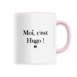 Mug - Moi c'est Hugo - 6 Coloris - Cadeau Original - Cadeau Personnalisable - Cadeaux-Positifs.com -Unique-Rose-