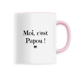 Mug - Moi c'est Papou - 6 Coloris - Cadeau Original - Cadeau Personnalisable - Cadeaux-Positifs.com -Unique-Rose-