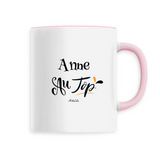 Mug - Anne au Top - 6 Coloris - Cadeau Original - Cadeau Personnalisable - Cadeaux-Positifs.com -Unique-Rose-
