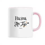 Mug - Hasna au Top - 6 Coloris - Cadeau Original - Cadeau Personnalisable - Cadeaux-Positifs.com -Unique-Rose-