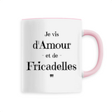Mug - Amour et Fricadelles - 6 Coloris - Cadeau Original - Cadeau Personnalisable - Cadeaux-Positifs.com -Unique-Rose-