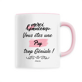 Mug - Merci, vous êtes une Psy trop Géniale - 6 Coloris - Cadeau Personnalisable - Cadeaux-Positifs.com -Unique-Rose-