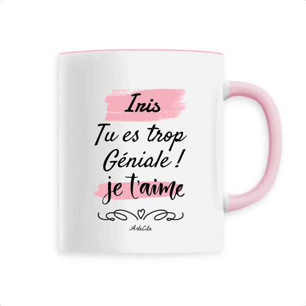 Mug - Iris je t'aime - 6 Coloris - Cadeau Tendre & Original - Cadeau Personnalisable - Cadeaux-Positifs.com -Unique-Rose-