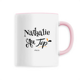 Mug - Nathalie au Top - 6 Coloris - Cadeau Original - Cadeau Personnalisable - Cadeaux-Positifs.com -Unique-Rose-