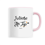 Mug - Juliette au Top - 6 Coloris - Cadeau Original - Cadeau Personnalisable - Cadeaux-Positifs.com -Unique-Rose-