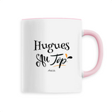 Mug - Hugues au Top - 6 Coloris - Cadeau Original - Cadeau Personnalisable - Cadeaux-Positifs.com -Unique-Rose-