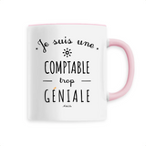 Mug - Une Comptable trop Géniale - 6 Coloris - Cadeau Original - Cadeau Personnalisable - Cadeaux-Positifs.com -Unique-Rose-