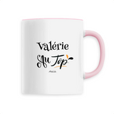 Mug - Valérie au Top - 6 Coloris - Cadeau Original - Cadeau Personnalisable - Cadeaux-Positifs.com -Unique-Rose-