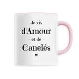 Mug - Amour et Canelés - 6 Coloris - Cadeau Original - Cadeau Personnalisable - Cadeaux-Positifs.com -Unique-Rose-
