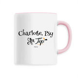 Mug - Charlotte, Psy au Top - 6 Coloris - Cadeau Original - Cadeau Personnalisable - Cadeaux-Positifs.com -Unique-Rose-