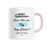 Mug - Merci, vous êtes un Psy trop Génial - 6 Coloris - Cadeau Personnalisable - Cadeaux-Positifs.com -Unique-Rose-