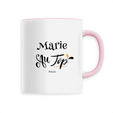 Mug - Marie au Top - 6 Coloris - Cadeau Original - Cadeau Personnalisable - Cadeaux-Positifs.com -Unique-Rose-