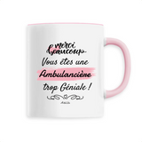 Mug - Merci Ambulancière - 6 Coloris - Cadeau Original - Cadeau Personnalisable - Cadeaux-Positifs.com -Unique-Rose-