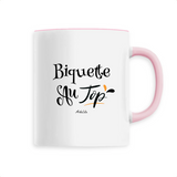 Mug - Biquette au Top - 6 Coloris - Cadeau Original - Cadeau Personnalisable - Cadeaux-Positifs.com -Unique-Rose-