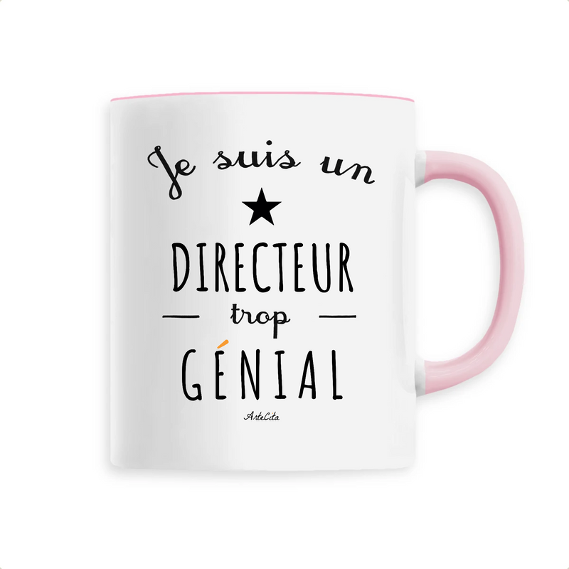 Cadeau anniversaire : Mug - Un Directeur trop Génial - 6 Coloris - Cadeau Original - Cadeau Personnalisable - Cadeaux-Positifs.com -Unique-Blanc-