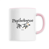 Mug - Psychologue au Top - 6 Coloris - Cadeau Original - Cadeau Personnalisable - Cadeaux-Positifs.com -Unique-Rose-