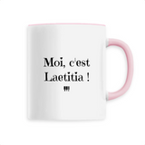 Mug - Moi c'est Laetitia - 6 Coloris - Cadeau Original - Cadeau Personnalisable - Cadeaux-Positifs.com -Unique-Rose-