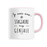 Mug - Une Stagiaire trop Géniale - 6 Coloris - Cadeau Original - Cadeau Personnalisable - Cadeaux-Positifs.com -Unique-Rose-