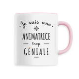 Mug - Une Animatrice trop Géniale - 6 Coloris - Cadeau Original - Cadeau Personnalisable - Cadeaux-Positifs.com -Unique-Blanc-