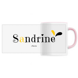 Mug - Sandrine - 6 Coloris - Cadeau Original - Cadeau Personnalisable - Cadeaux-Positifs.com -Unique-Rose-