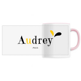 Mug - Audrey - 6 Coloris - Cadeau Original - Cadeau Personnalisable - Cadeaux-Positifs.com -Unique-Rose-