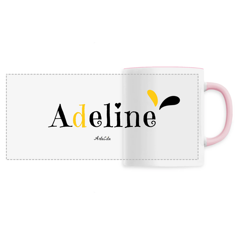 Cadeau anniversaire : Mug - Adeline - 6 Coloris - Cadeau Original - Cadeau Personnalisable - Cadeaux-Positifs.com -Unique-Rose-