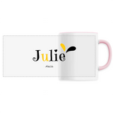 Mug - Julie - 6 Coloris - Cadeau Original - Cadeau Personnalisable - Cadeaux-Positifs.com -Unique-Rose-