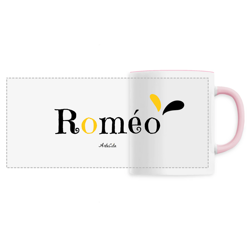 Cadeau anniversaire : Mug - Roméo - 6 Coloris - Cadeau Original - Cadeau Personnalisable - Cadeaux-Positifs.com -Unique-Rose-