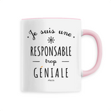 Mug - Une Responsable trop Géniale - 6 Coloris - Cadeau Original - Cadeau Personnalisable - Cadeaux-Positifs.com -Unique-Rose-