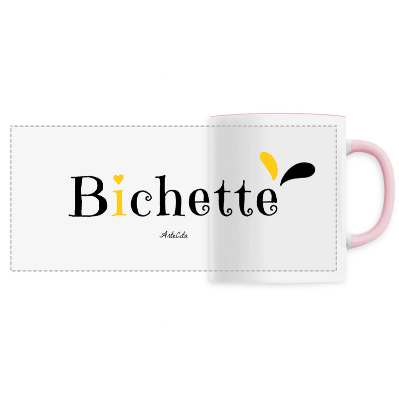 Cadeau anniversaire : Mug - Bichette - 6 Coloris - Cadeau Original - Cadeau Personnalisable - Cadeaux-Positifs.com -Unique-Rose-