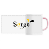 Mug - Serge - 6 Coloris - Cadeau Original - Cadeau Personnalisable - Cadeaux-Positifs.com -Unique-Rose-