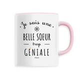 Mug - Une Belle Soeur trop Géniale - 6 Coloris - Cadeau Original - Cadeau Personnalisable - Cadeaux-Positifs.com -Unique-Rose-