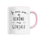 Mug - Une Binôme trop Géniale - 6 Coloris - Cadeau Original - Cadeau Personnalisable - Cadeaux-Positifs.com -Unique-Rose-