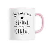 Mug - Un Binôme trop Génial - 6 Coloris - Cadeau Original - Cadeau Personnalisable - Cadeaux-Positifs.com -Unique-Rose-