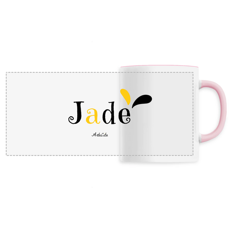 Cadeau anniversaire : Mug - Jade - 6 Coloris - Cadeau Original - Cadeau Personnalisable - Cadeaux-Positifs.com -Unique-Rose-